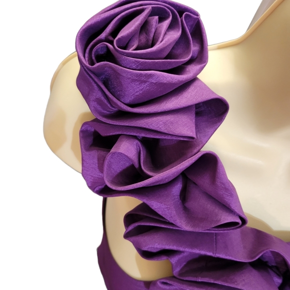 Jolie 8 Party Dress, Purple Corsage, Black Rest of the Dress - Picture 4 of 8